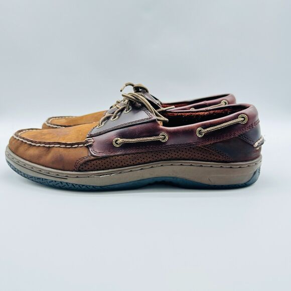 Sperry Shoes Mens 12 Brown Suede Boat Deck Loafers Slip On Casual Moccasins - Picture 2 of 11